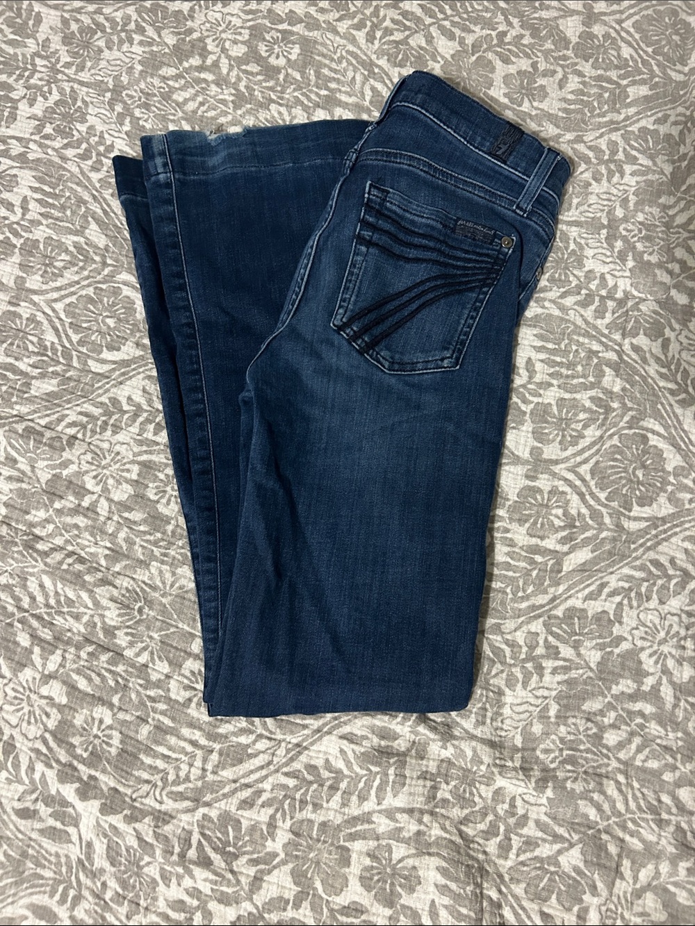 7 For All Mankind Dark Blue Women's Jeans